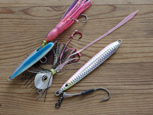 Metal jigs are my favorite lures to use on spangled emperors - great to use if your friends are bottom fishing
