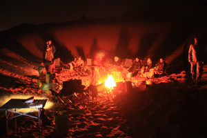 Desert camping in Liwa