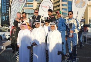 5. Sharjah Rally podium
