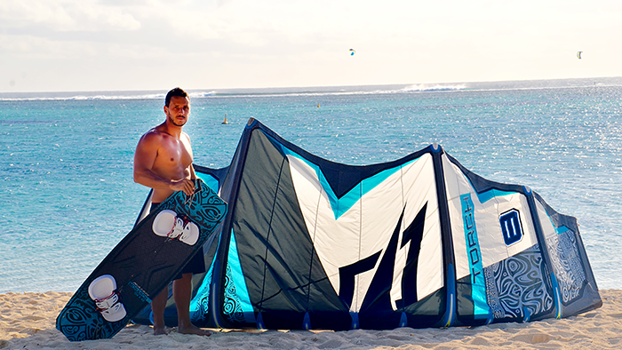 Fabio Tomi: If you could kitesurf anywhere, where would  it be and why?  "Le Morne,  Mauritius. It is the perfect playground."