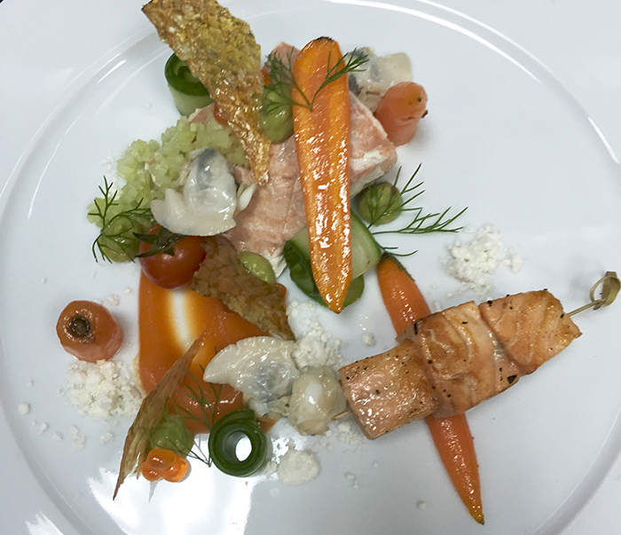 Habitually Healthy: Sous-Vide Salmon and Carrot Textures