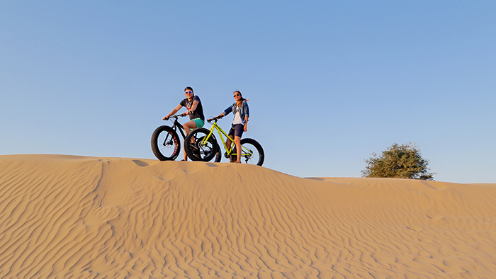 Dunes Through a Different Perspective: A Fatbike Ride with OutdoorArabia