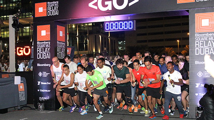 Ties for Trainers?: The First Ever Bloomberg Square Mile Relay