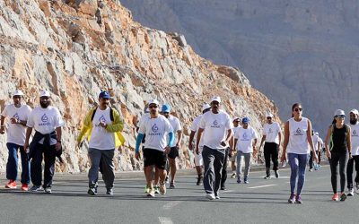 Nakheel conquers Jebel Jais for Dubai Fitness Challenge