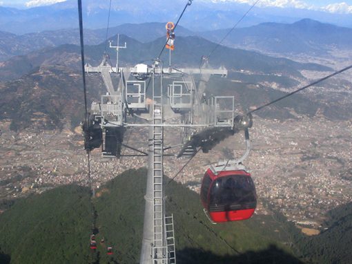 Kathmandu’s Cable Car at Chandragiri Hills Kathmandu’s Cable Car at Chandragiri Hills