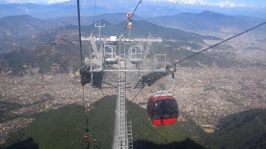 Kathmandu’s Cable Car at Chandragiri Hills