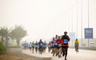 Perfect Conditions and Cheering Crowds Welcome Al Mouj Muscat Marathon Runners